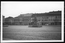 Orig. Foto 1937 Cüstrin Küstrin Preußen Kostrzyn Nad Odrą Ortspartie Geschäfte Gerberei Gasthof Frühstücksstube Hotel ? - Küstrin