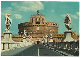 PONTE E CASTEL S. ANGELO / SAN'T ANGELO BRIDGE AND CASTLE.-  ROMA - ( ITALIA ) - Ponti