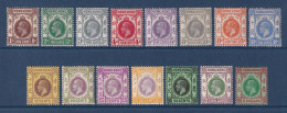 Hong Kong - YT N° 118 à 131 * - Manque N° 128 Et 129 - Neuf Avec Charnière Et N° 127 Neuf Sans Charnière - 1921 à 1933 - Neufs