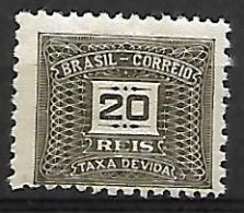 BRESIL   -   Taxe   -  1919 .   Y&T N° 42 * . - Postage Due