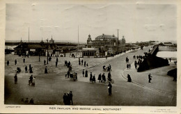 LANCS - SOUTHPORT - PIER PAVILION AND MARINE DRIVE RP   La3979 - Southport