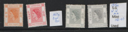 Hong Kong 1954  Definitives  Various Values Mounted Mint     - Unused Stamps