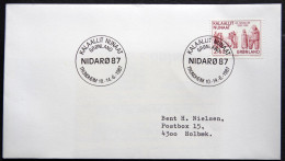 Greenland 1987 SPECIAL POSTMARKS. NIDARØ 87  TRONDHEIM 10-14-6-1987 ( Lot 879) - Brieven En Documenten