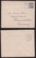 South Australia 1898 Cover ADELAIDE X KAISERSLAUTERN Germany - Covers & Documents