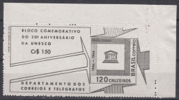 Brazil Brasil 1966 Mi#Block 17 Mint Never Hinged - Neufs