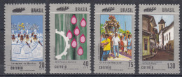 Brazil Brasil 1972 Mi#1304-1307 Mint Never Hinged - Unused Stamps