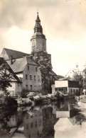 Döbeln In Sachsen, Partie Am Mühlgraben, Nicolaikirche, Kirchturm Gelaufen 11.11.74 (464) - Doebeln