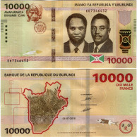 BURUNDI      10,000 Francs      P-54[b]       4.7.2018       UNC  [ 10000 ] - Burundi