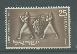 220043638  ISRAEL.  YVERT  Nº  79  **/MNH - Ungebraucht (ohne Tabs)