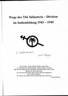 WW2 WEHRMACHT WEGE DER 334^INFANTERIE DIVISION  IM ITALIENFELDZUG 1943  1945- ITALIAN FRONT + NORTH  AFRIKA PDF - Andere & Zonder Classificatie