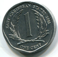 1 CENT 2002 OST-KARIBIK EAST CARIBBEAN UNC Münze #W10907.D - Oost-Caribische Staten