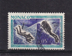 MONACO OBLITERES 1962 : Y/T  N° 591 PLONGEURS - Gebruikt
