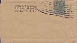 Canada Postal Stationery Ganzsache Entier 'Petite' Wrapper Bande Journal 1c. George V. MONTREAL Line Cancel (2 Scans) - 1903-1954 De Koningen
