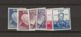 1957 MNH Ireland Year Complete According To Michel Postfris** - Années Complètes