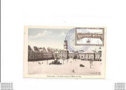 Carte Maximum Vignette Exposition Philatelique Charleville 1931 - Covers & Documents