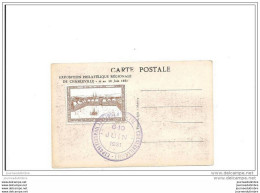 Entier Postal 15 C Semeuse  Exposition Philatelique Charleville 1931  Avec Vignette - Covers & Documents