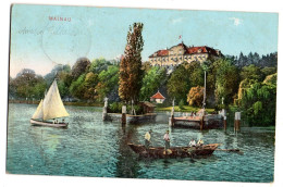 Allemagne---KONSTANZ --Insel  MAINAU--1909 -- ( Animée) -- Voile--pêcheurs --- - Konstanz