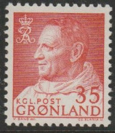 Greenland 1963 -1964 King Frederik IX 35o MNH - Nuovi