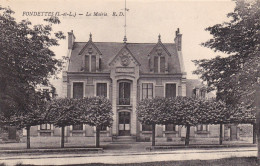 37. FONDETTES. CPA. LA MAIRIE - Fondettes