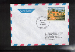 Wallis Et Futuna 1990 Interesting Airmail Letter FDC - Lettres & Documents