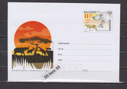 2023 Prehistoric Animals-Miocene Mammals P.Stationery Bulgaria / Bulgarie - Covers