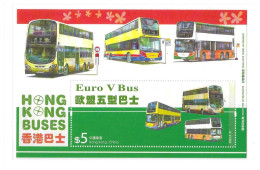 Hong Kong 2013 Buses Euro V Bus S/S MNH - Nuovi