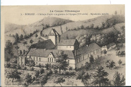 23 ENV CHAMBON  BONLIEU ABBAYE SELON GRAVURE DU XVEME SIECLE N°7 EN 1922 - Chambon Sur Voueize