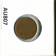 NEW PENNY 1980 UK GROßBRITANNIEN GREAT BRITAIN Münze #AU807.D - 1 Penny & 1 New Penny