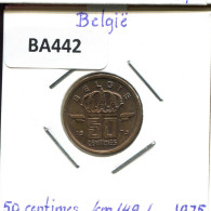 50 CENTIMES 1975 DUTCH Text BÉLGICA BELGIUM Moneda #BA442.E - 50 Cent