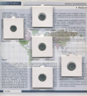 MOLDOVA 1993-2003 Coin SET 1. 5. 10. 25. 50 BANI UNC #SET1161.5.U - Moldavie