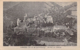 LUXEMBOURG - Vianden - Ruines Du Château - Carte Postale Ancienne - Vianden