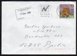 BRD 1999 Umschlag/ Entire Cover  O/ Used ,  Bad Frankenhausen O BZ 90  Die Region Nürnberg - Umschläge - Gebraucht