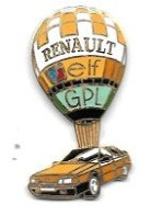 Pin' S  Marque  Carburant  ELF, GPL, MONTGOLFIERE  Automobiles  RENAULT  21 - Montgolfières