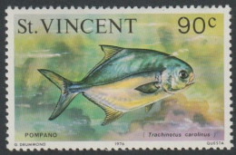 St Vincent 1976 Marine Life Fish 90c MNH - Neufs
