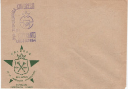 Poland Polska 1964 Kongreso Esperanto Krakovo, Krakow, Canceled In Lodz - Postzegelboekjes