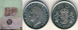 C1992. Bolsa Completa De 100 Monedas De 10 Pesetas, 1992 Variedad Canto Ancho. SIN CIRCULAR - 10 Pesetas