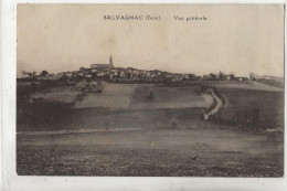 Salvagnac (81) : Vue Panoramique Du Quartier De L'église En 1929 PF. - Salvagnac