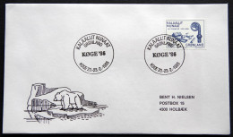 Greenland 1986 SPECIAL POSTMARKS. KØGE'86 20-23-2 -1986  ( Lot 603) - Brieven En Documenten