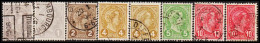 1895. LUXEMBOURG. Großherzog Adolf Selection With 8 Stamps. (Michel 69+) - JF532634 - 1891 Adolphe Voorzijde