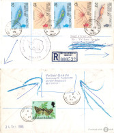 COVER. BRITISH ANTARTIC TERRITORY. REGISTERED. 1986. HALLEY TO WILDBAD - Briefe U. Dokumente