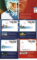 Norway  1999 Folder  Ice Hockey World Championship., VM '99    FDC And Special Covers From 3 Diff. Arenas - Cartas & Documentos
