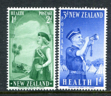 New Zealand 1958 Health - Girls & Boys Brigade Set HM (SG 764-765) - Neufs