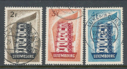 Europa CEPT 1956,  Luxemburg, Cancelled/Used - 1956