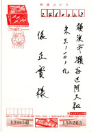 65685 - Japan - 2002 - ¥50 NeujahrsGAKte Innerh V Yokohama - Briefe U. Dokumente