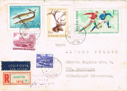 49942. Carta Aerea Certificada MABEOSZ (Hungria) 1971 To Hechingen - Storia Postale