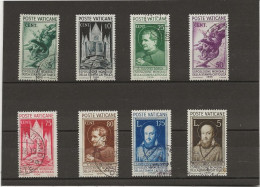 VATICAN- SERIE N° 72 A 79  OBLITEREE  -ANNEE  1936  - COTE : 100 € - Gebraucht