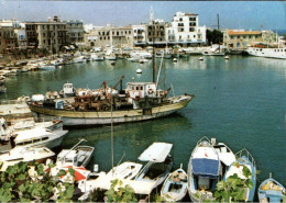 !  Ansichtskarte Aus Zypern, 1989, Nordzypern, Girne, Hafen, Ships, Block - Briefe U. Dokumente