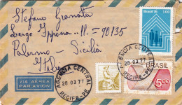 BRASILE  /  ITALIA  _ Cover _ Lettera - Scritto All'interno - Covers & Documents