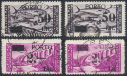 SLOVENIA - TRIESTE - ZONA B - LITORALE - PORTO - Sassone 6/III+7+6A/III+7A/II - PREM  PODGRAD  KNEŽAK - 1945 - RARE - Strafport