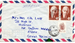 65714 - Russland / UdSSR - 1990 - 2@50K Lenin MiF A LpEilBf SIMFEROPOL' -> Grossbritannien - Lettres & Documents